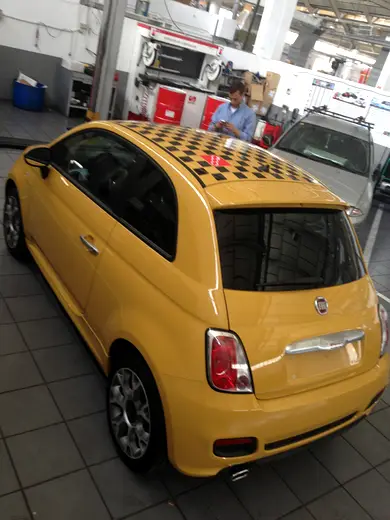 Concesionario oficial Fiat · Ascauto · flota — rotulación de DECSIGN