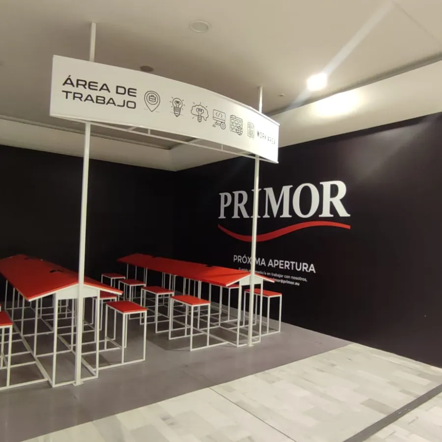 Primor · La Vaguada, Madrid — cierre rotulado