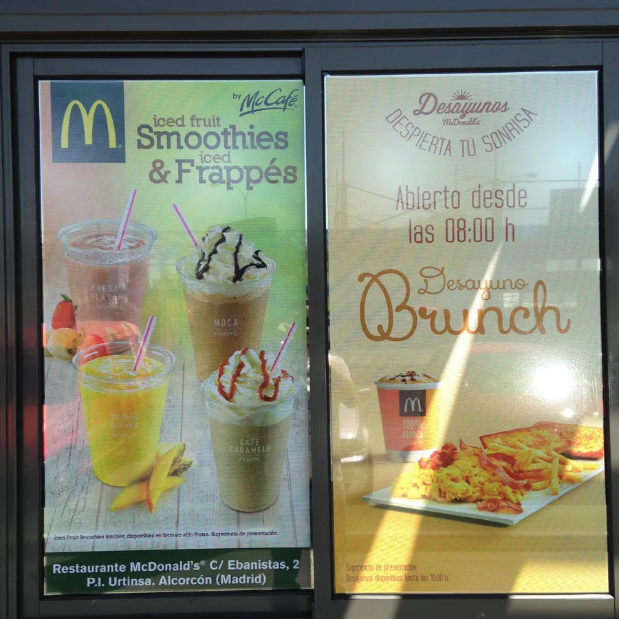 McDonald's · Alcorcón — gráfica de escaparate
